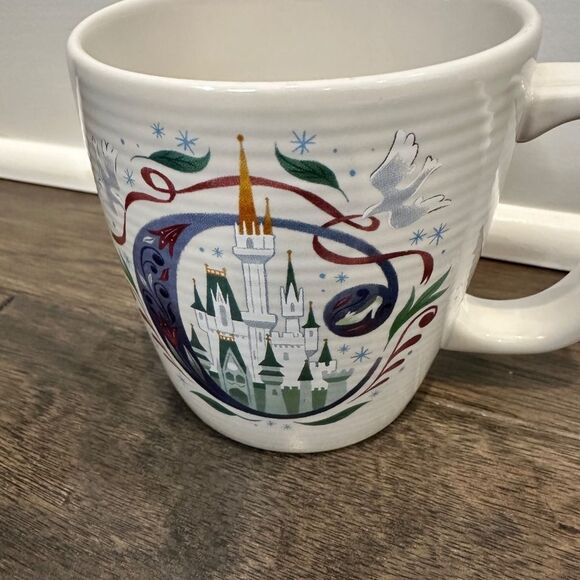 ABC Disney “C” is for Cinderella White Castle Coffee Mug - EUC - Picture 3 of 7